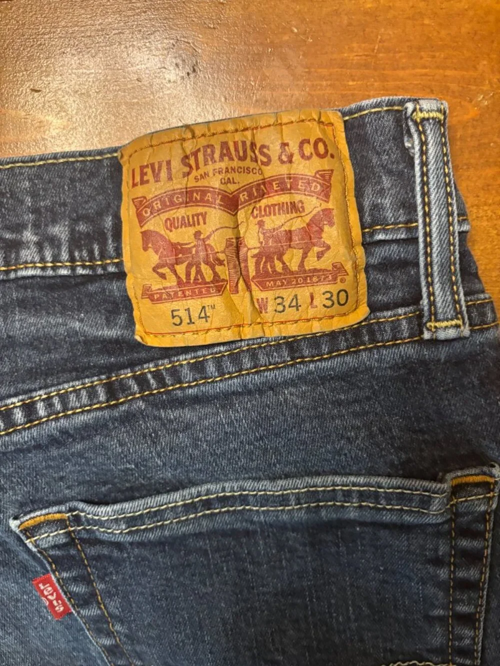 2 Pair Levi's 514's Men's 34x30